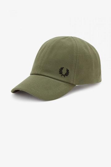 Pánské Klobouky Fred Perry Classic Piqué Zelene | CZ 1977BEXC